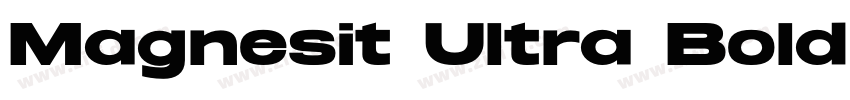 Magnesit Ultra Bold字体转换